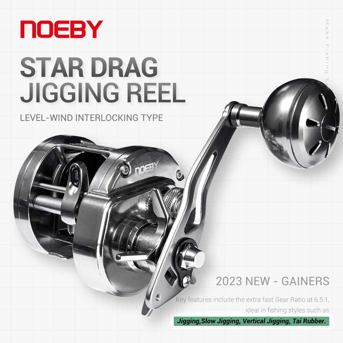 Daiwa Reel Bg - NOEBY Gainers Jigging Makarası Metal Gövde